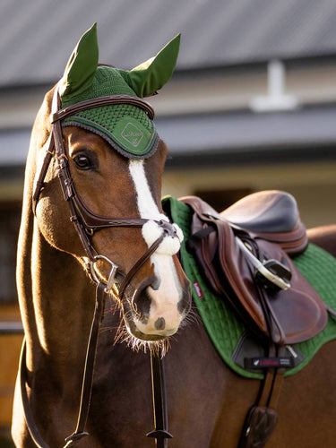 Buy LeMieux Hunter Green Classic Fly Hood | Online for Equine