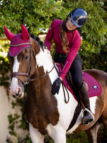 Buy LeMieux Mulberry Classic Fly Hood | Online for Equine