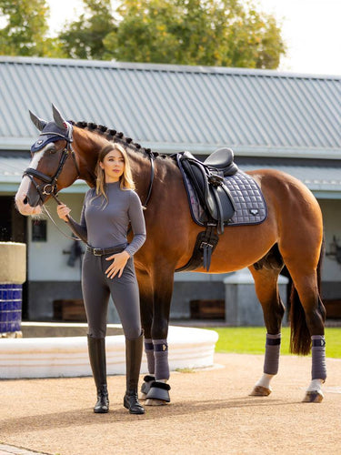 LeMieux Twilight Grey Dressage Pad - Small / Medium