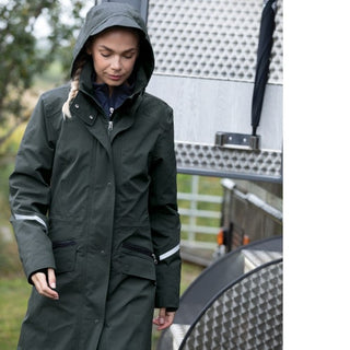 Buy Equetech Utopia Long Ladies Waterproof Stretch Riding Coat| Online for Equine