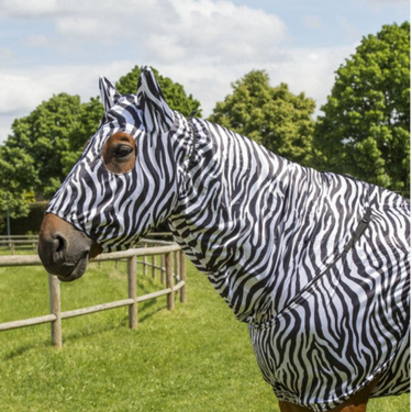 Buy Riding World Zebra Print Sweet Itch Hood | Online for Equine